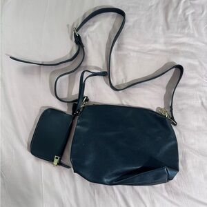 Black Purse with matching wristlet